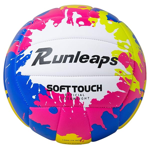 Runleaps Runleaps Official Size 5 Waterproof Beach Volleyball - Perfect for Indoor, Outdoor & Pool Sports