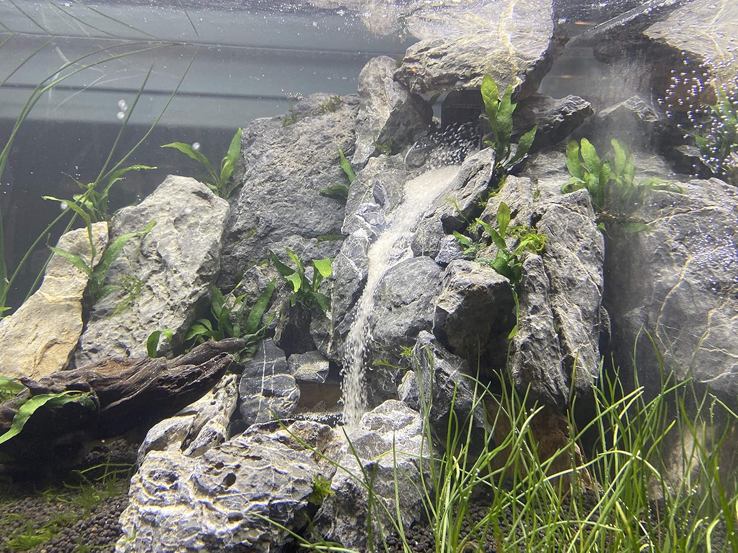 V AquaVista Aquatics Sutherland Scapable SandFall Kit for Effortless Outdoor Water Features