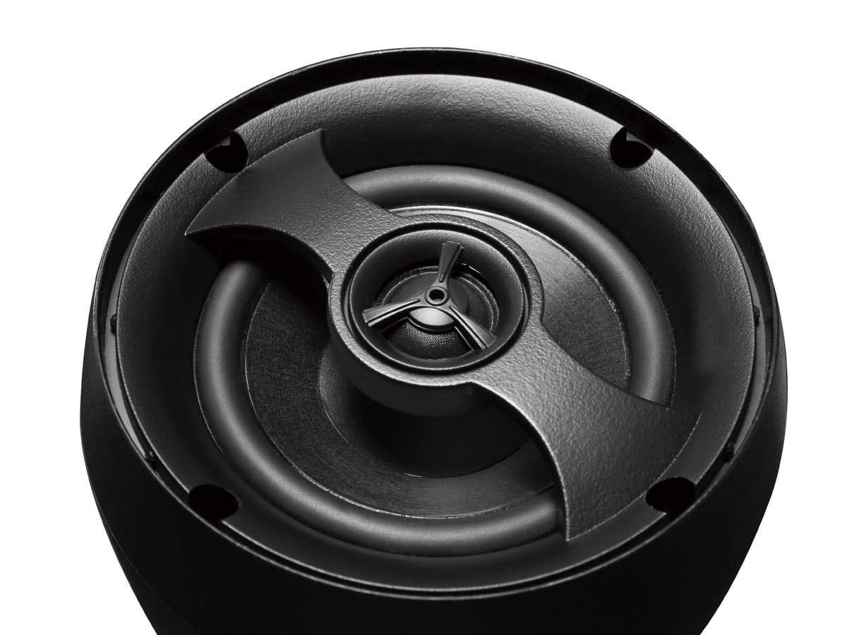 Monoprice Monoprice 4 Inch Indoor Outdoor Weather Resistant Pendant Speaker Pair for Residential and Commercial Audio Black - View 2 of 6