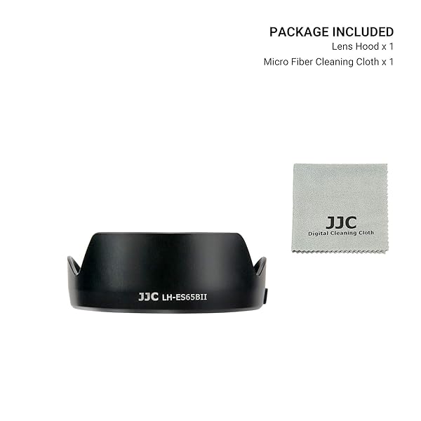 JJC Canon RF 50mm Tulip Lens Hood for EOS R6/R5/RP - Reversible Shade, Fits 43mm Filters & Caps - View 10 of 10