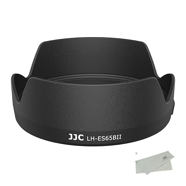 JJC Canon RF 50mm Tulip Lens Hood for EOS R6/R5/RP - Reversible Shade, Fits 43mm Filters & Caps - View 2 of 10