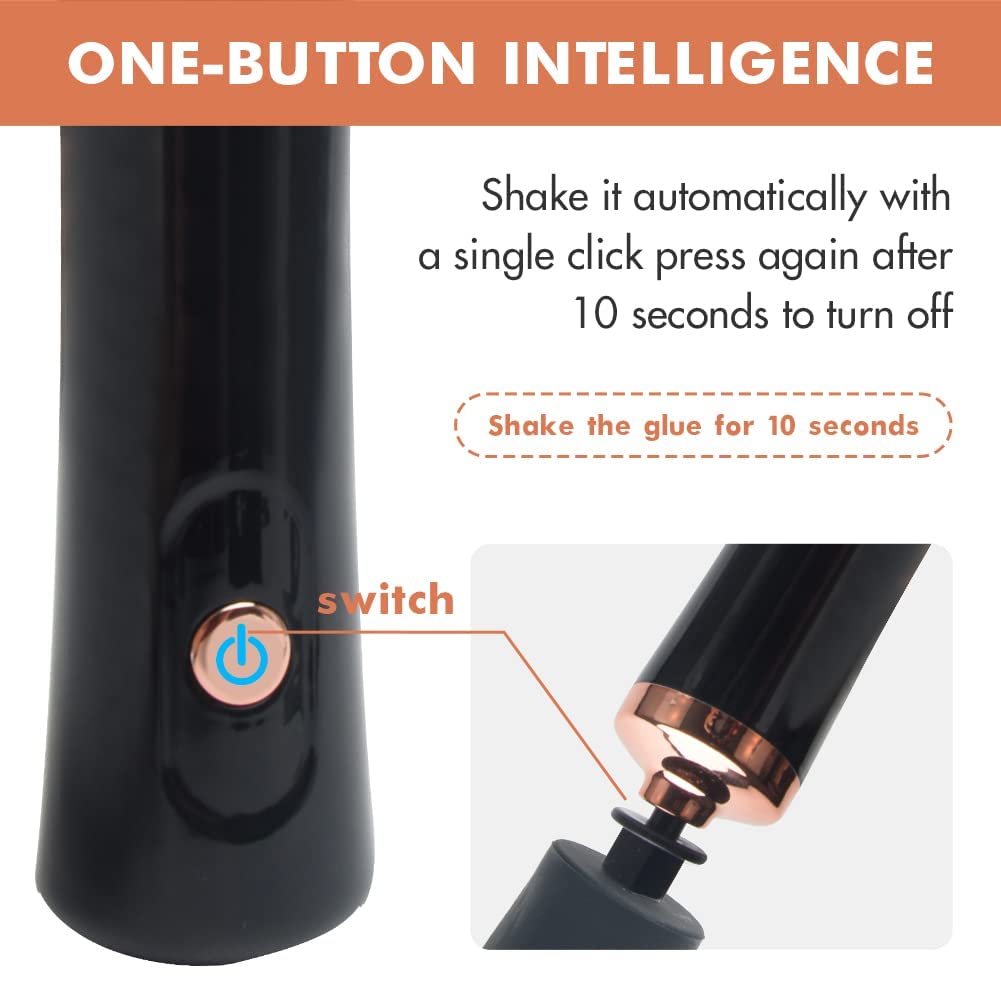 CALIDAKA CALIDAKA Electric Beauty Eyelash Shaker Portable Waterproof Automatic Glue Decanter Liquid Mixer for Eyelash Extension and Nail Polish - View 4 of 8