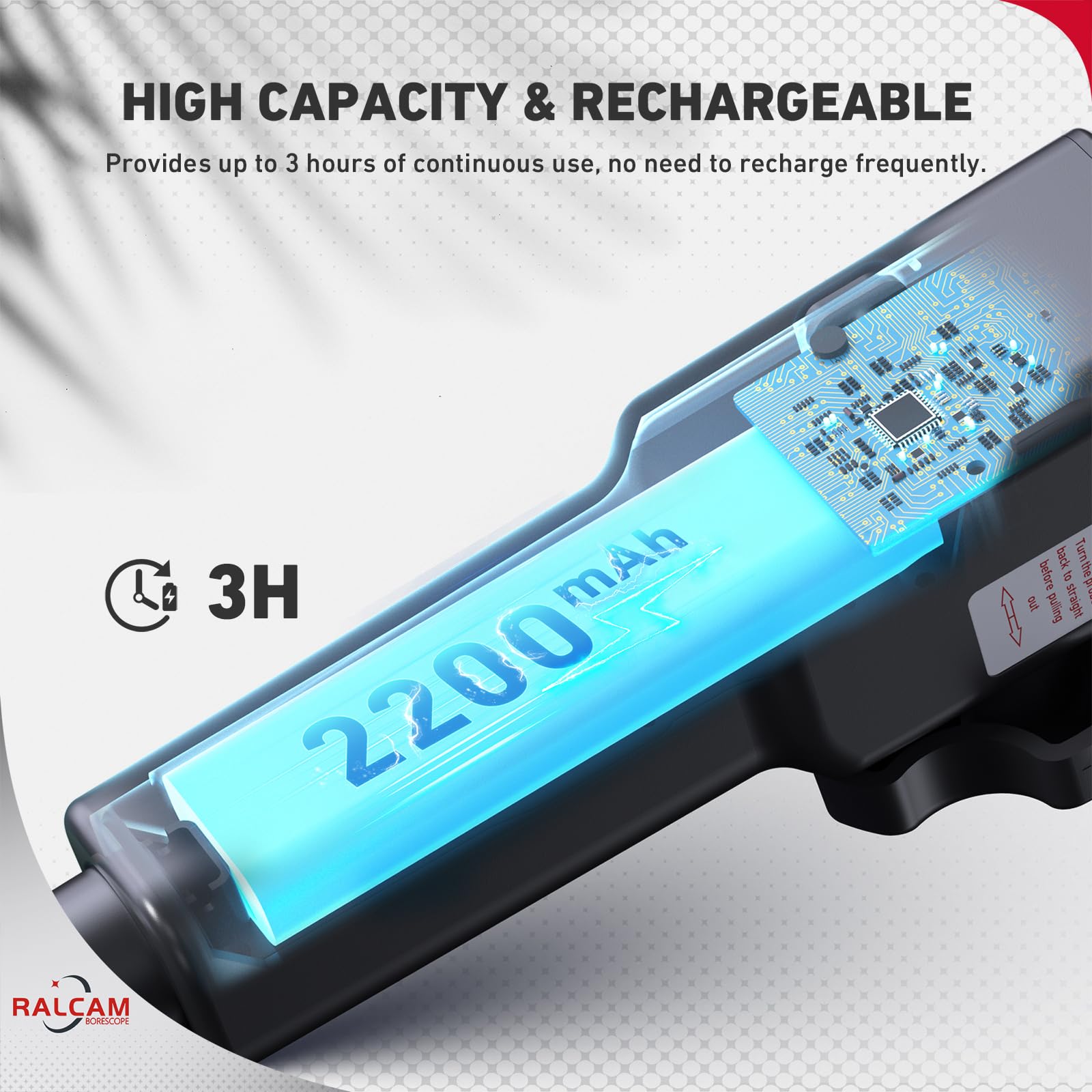 Ralcam Two Way Articulating Borescope for Smartphone Ralcam 8.5mm Endoscope Camera with Light HD 1080P Automotive Inspection Tool - View 3 of 8