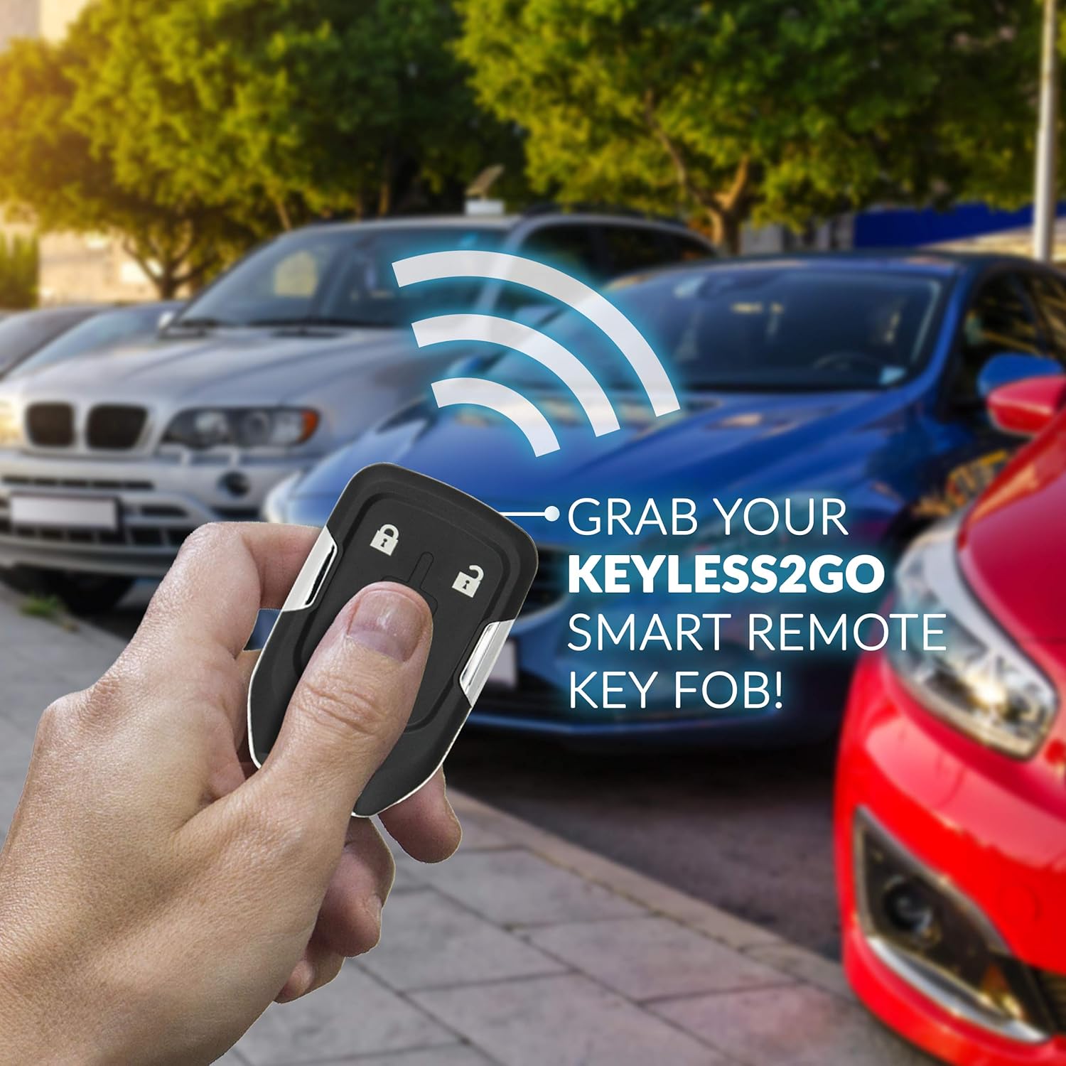 Keyless2Go Keyless2Go Replacement 3 Button Proximity Smart Key for GMC HYQ1AA 13591388 Fast Shipping Quality Assurance - View 6 of 6