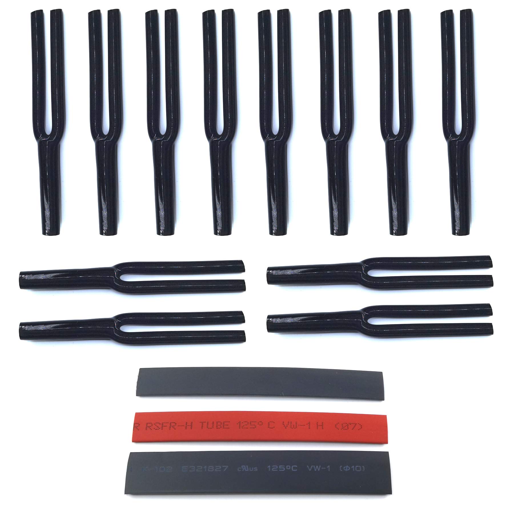 Buy WJSTN 8mm Speaker Wire Pants (Pack of 12) - Insulated Heat Shrink Tubes, 2-Conductor, Black, 6ft - Perfect for Audio Projects!