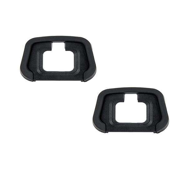 JJC Camera Eyecup for Nikon Z7 II, Z6 III, Z5 - Soft Silicone Eye Piece Replacement (2 Pack)