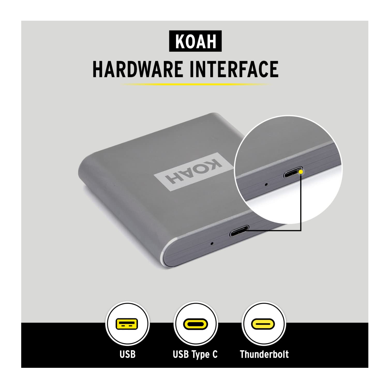 Koah Koah Pro USB 3.2 Type-C 10Gbps CFexpress Type B Card Reader with 2 Cables for Fast Data Transfer - View 7 of 7