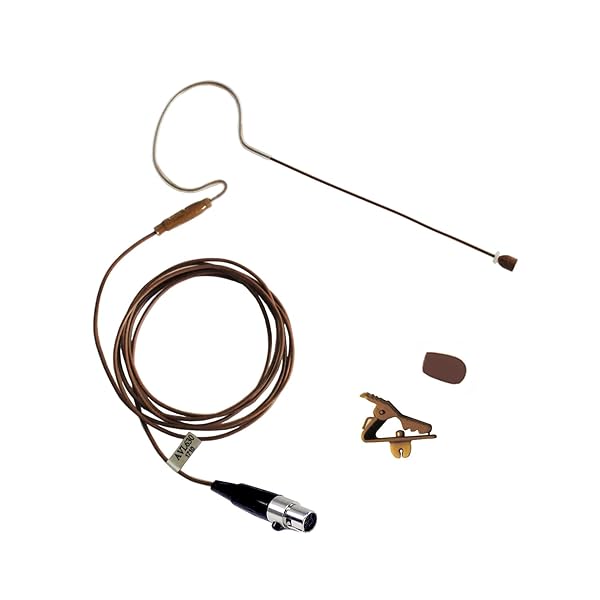 AV-JEFES Av Jefes Mini Headset Microphone AVL630 in Cocoa Color for Shure - Perfect Sound Quality & Comfort - View 6 of 7