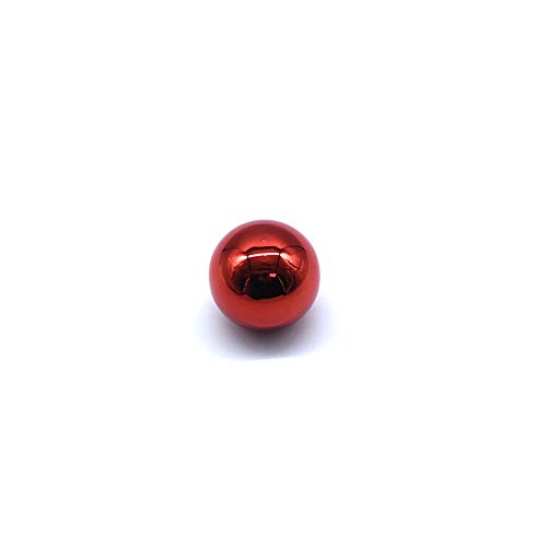 Arcity Arcity Arcade Joystick Ball Top Chrome Handle 2 Pcs Red Round Head for Fighting Game Controller DIY Replacement Parts - View 2 of 5