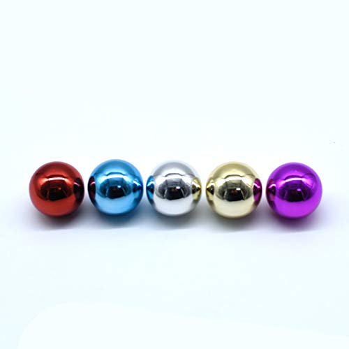 Arcity Arcity Arcade Joystick Ball Top Chrome Handle 2 Pcs Red Round Head for Fighting Game Controller DIY Replacement Parts - View 5 of 5