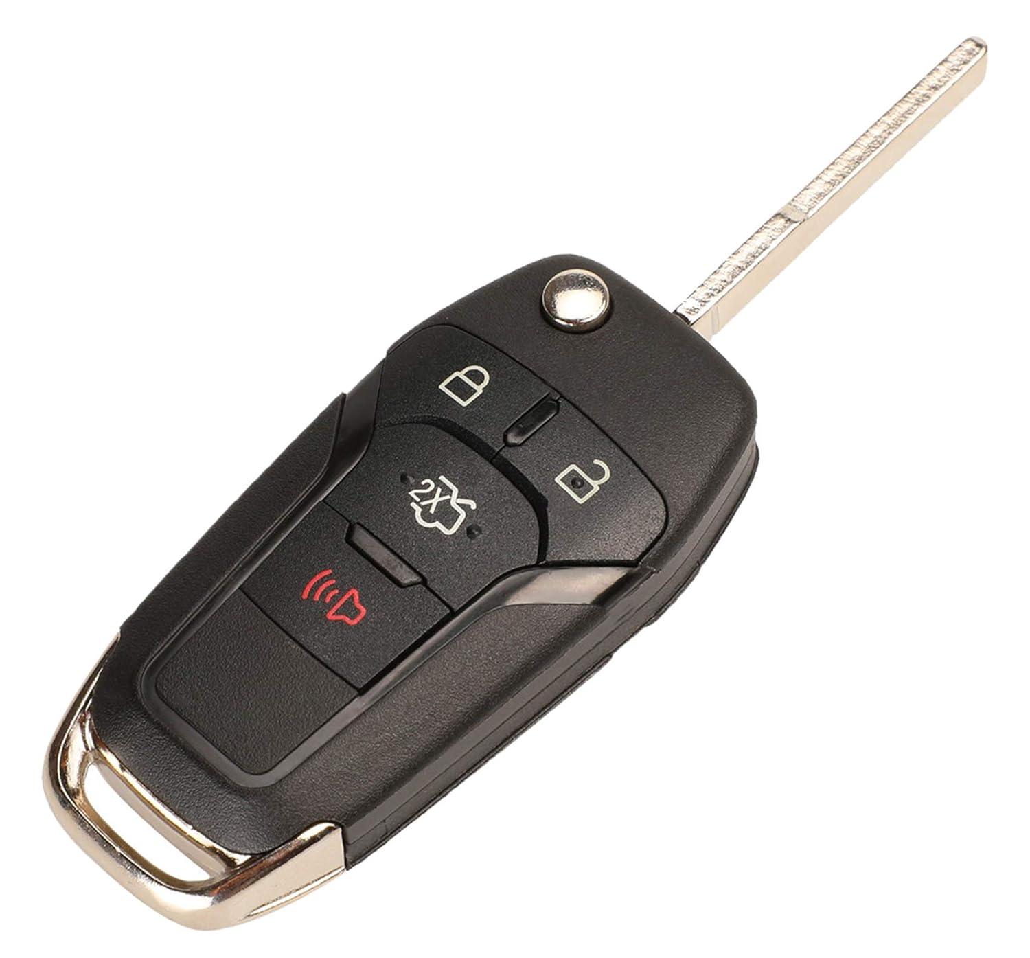 Muxkenper Folding Flip Key Fob Shell Case for 2013 2014 2015 Ford Fusion N5F-A08TAA 164-R7986 Keyless Entry Remote Car Key Cover - View 3 of 5