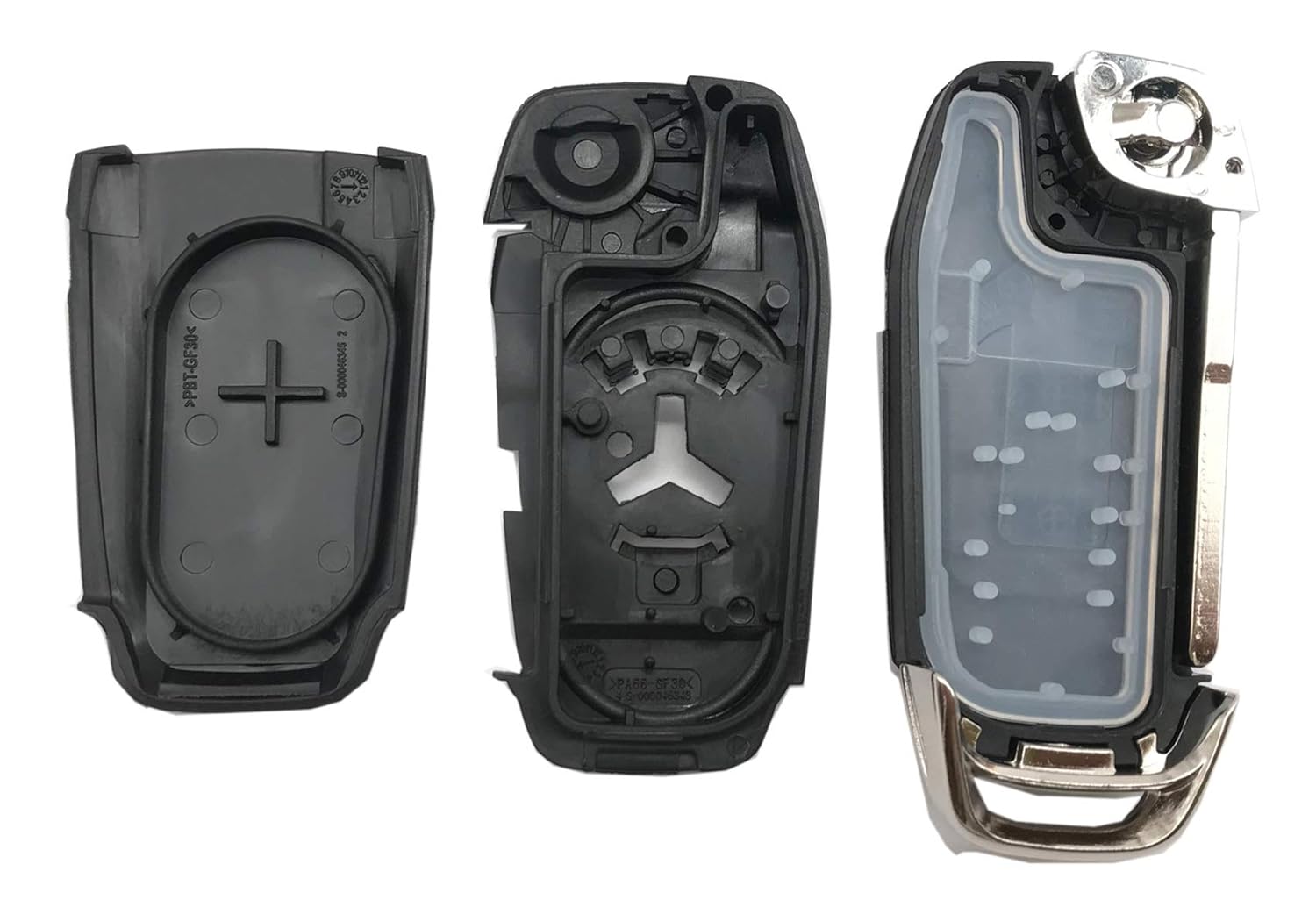 Muxkenper Folding Flip Key Fob Shell Case for 2013 2014 2015 Ford Fusion N5F-A08TAA 164-R7986 Keyless Entry Remote Car Key Cover - View 5 of 5