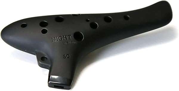 NIGHT???? Night By Noble Soprano C Ocarina SC Black - Premium Plastic Musical Instrument