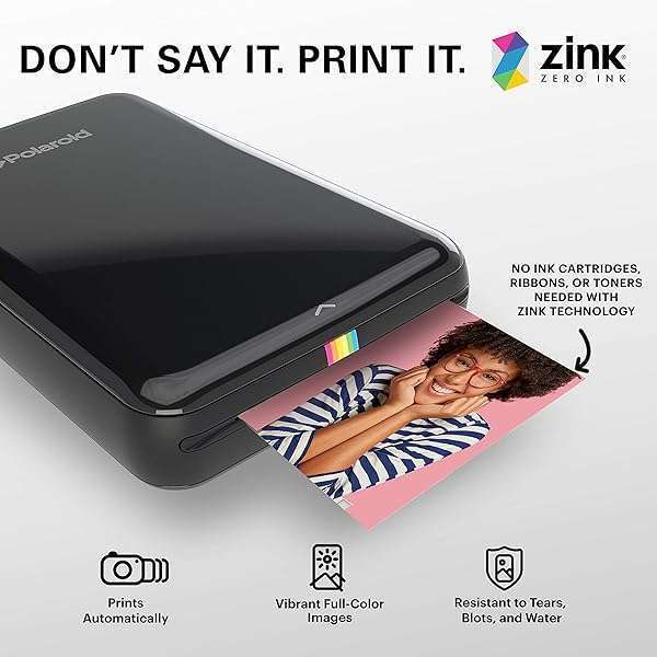 Zink Zink 2x3 Premium Instant Photo Paper (50 Pack) for Polaroid Snap, Zip & Mint Cameras - High Quality Prints! - View 5 of 5