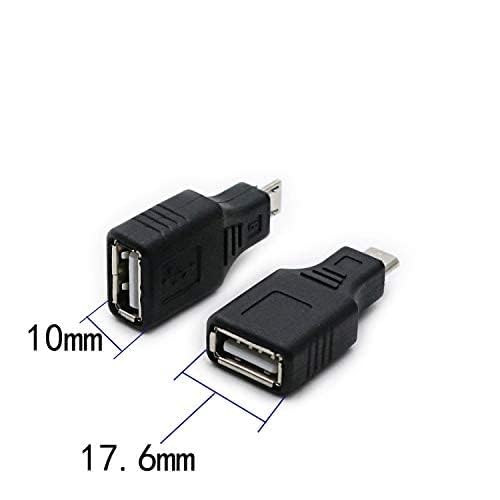 rgzhihuifz RGZHIUHFZ 2-Pack USB 2.0 Micro USB to Type A Female OTG Adapter - Fast Data Transfer Connector - View 9 of 9