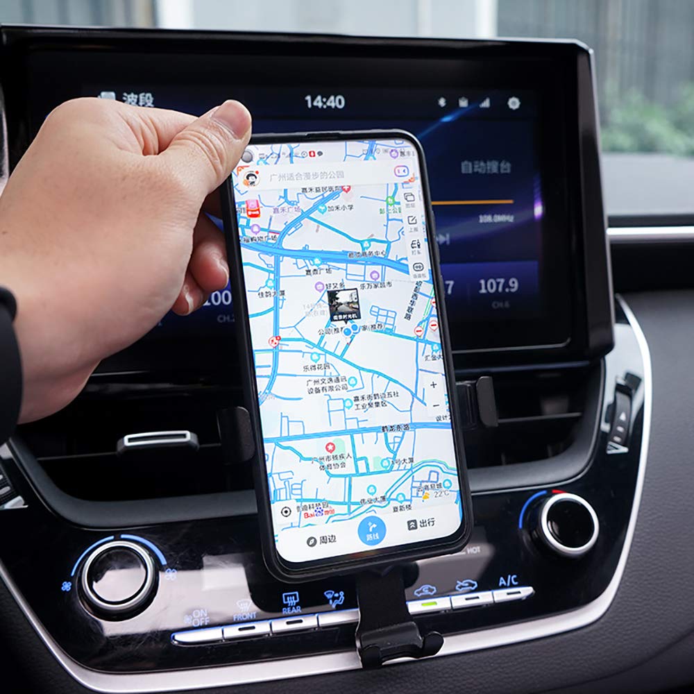 Beerte Car Phone Holder for Toyota Corolla 2020-2025 and Corolla Cross 2022-2025 Adjustable 360 Degree Air Vent Dashboard Mount for All Phones - View 3 of 6