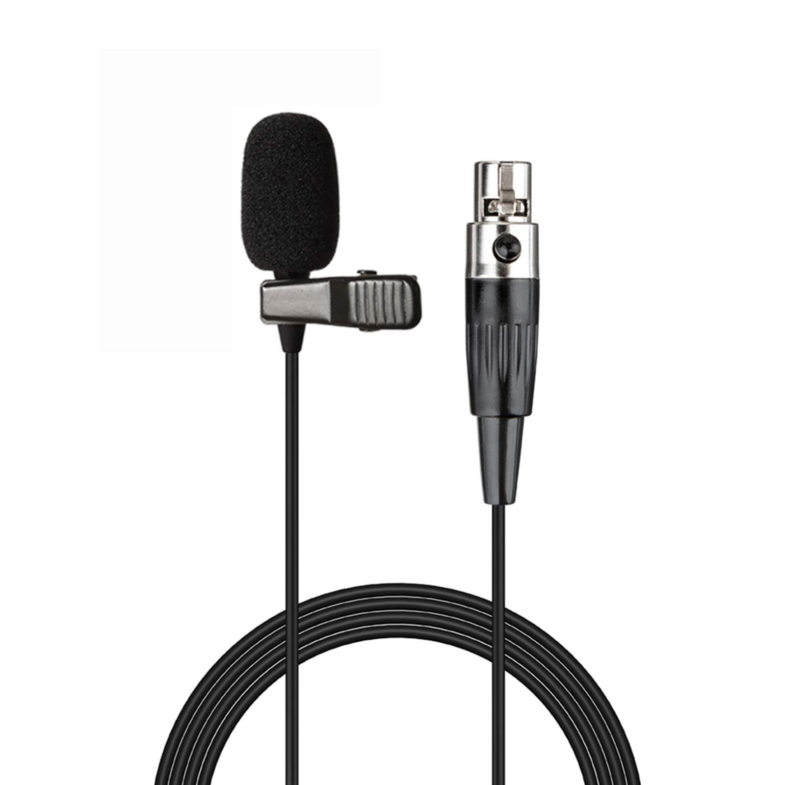 Sujeetec Sujeetec Lavalier Microphone Compatible with Shure Wireless Transmitter Unidirectional Condenser Mini XLR TA4F Plug