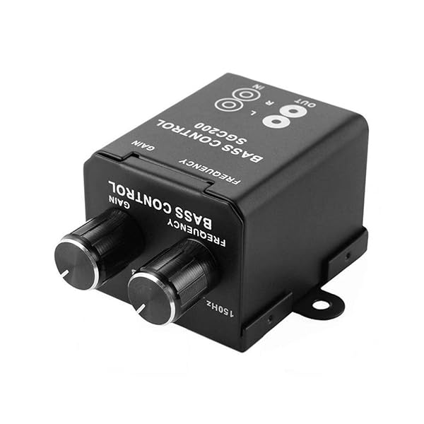 Denpetec Car Bass Controller: Enhance Your Audio with Subwoofer Equalizer & Volume Regulator