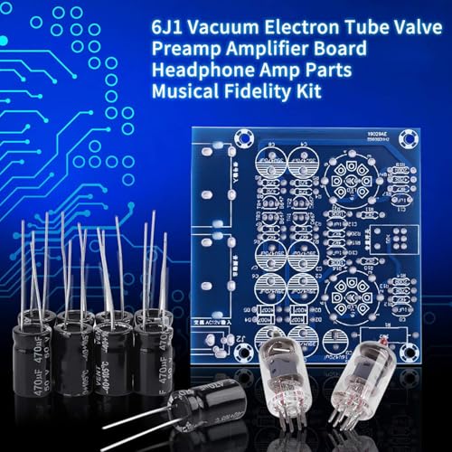 Kuuleyn DIY Tube Amplifier Kit: Build Your Own 6J1 Vacuum Preamp & Headphone Amp for Superior Sound Quality - View 4 of 9