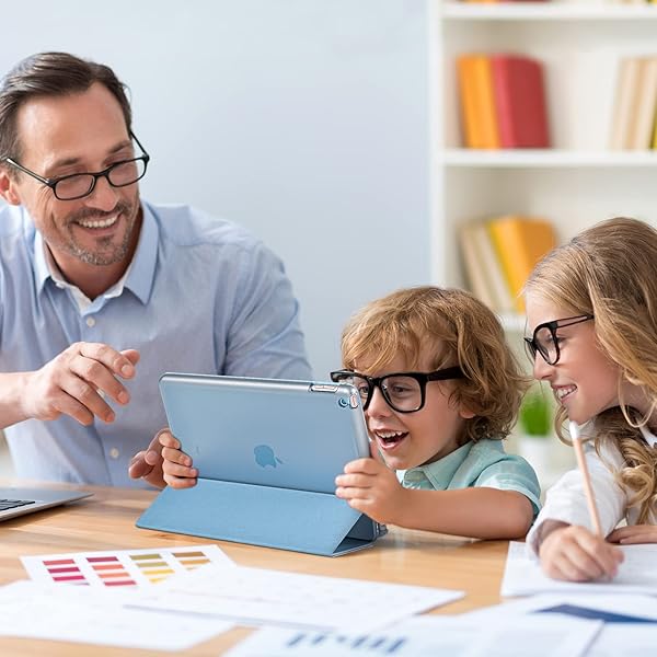 ProCase ProCase iPad 10.2 Case 2020 Slim Stand Hard Back Shell Protective Smart Cover for iPad 8th Generation and 7th Gen Sky Blue - View 4 of 8