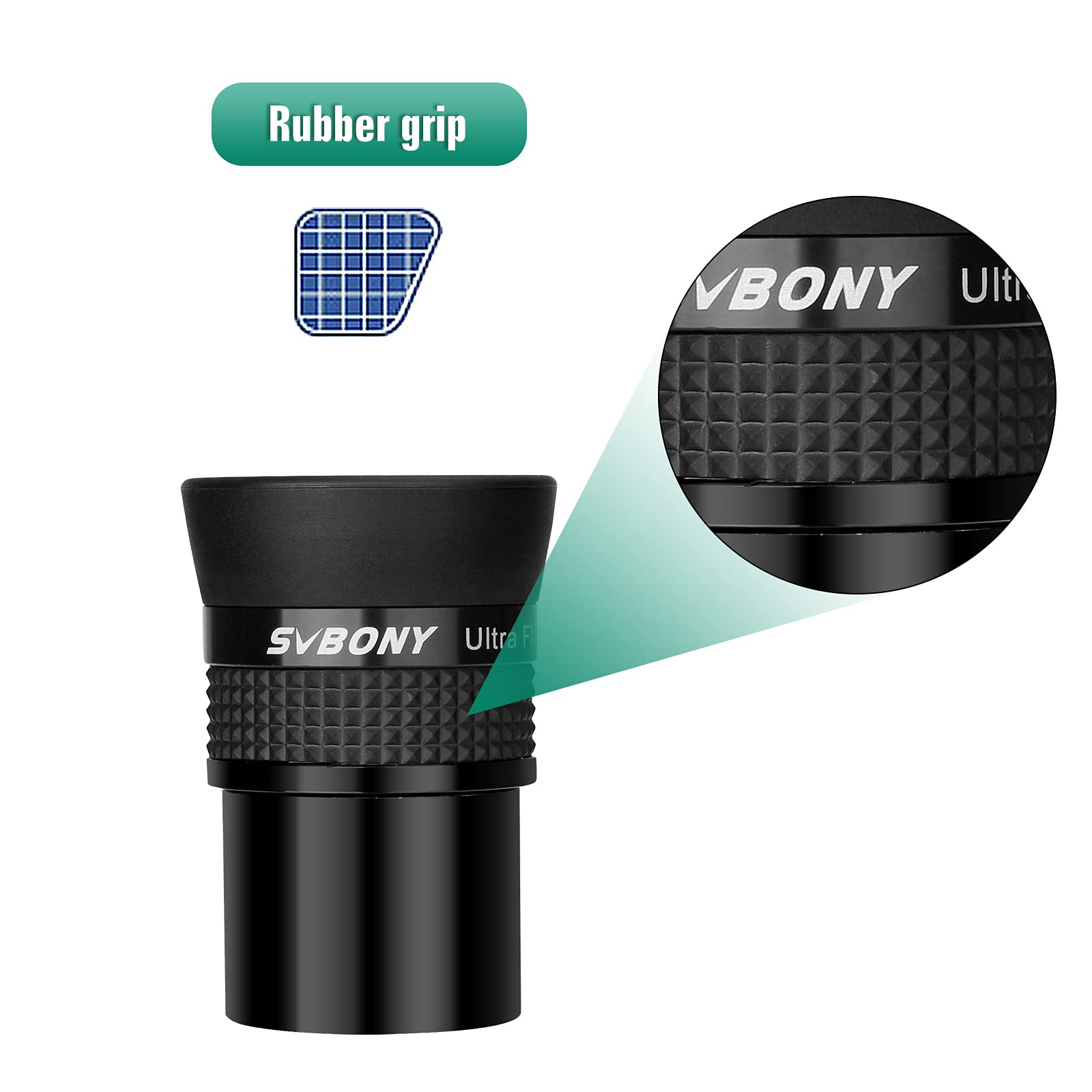 SVBONY SVBONY SV190 Ultra Flat Field 10mm Telescope Eyepiece Fully Multi Coated for Astronomy Planet Visuals 1.25 Inch Accessories - View 4 of 9