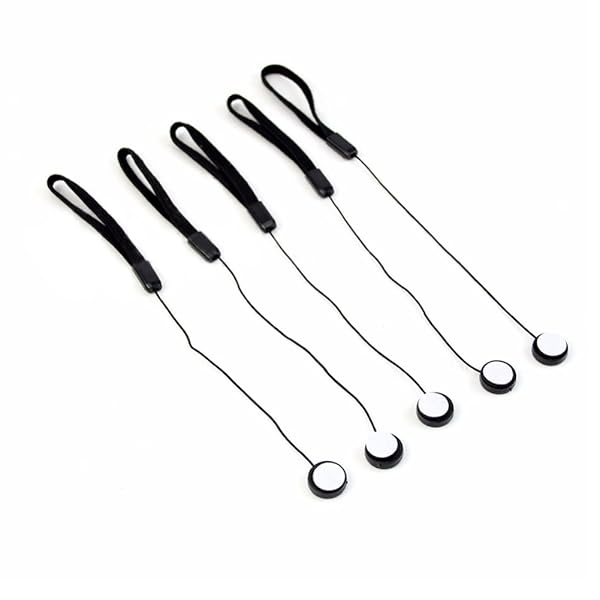 VizGiz VizGiz 5 Pack Lens Cap Keeper for SLR Cameras Universal Anti-Lost Lanyard Strap for Nikon Sony Fuji Olympus Panasonic - View 2 of 8