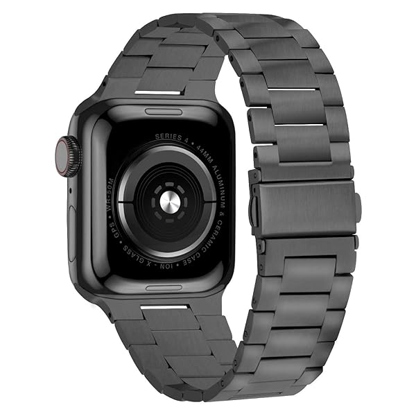 Juntan Juntan Adjustable Watch Band for Apple Watch 38mm 40mm Replacement Strap for iWatch Series 6 SE 5 4 3 2 1 Sport Black - View 2 of 7