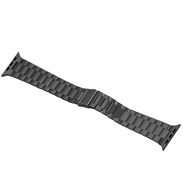 Juntan Juntan Adjustable Watch Band for Apple Watch 38mm 40mm Replacement Strap for iWatch Series 6 SE 5 4 3 2 1 Sport Black - View 4 of 7
