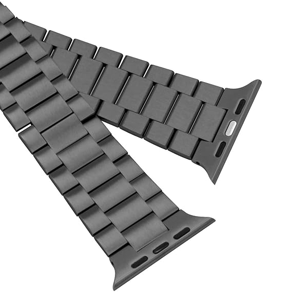 Juntan Juntan Adjustable Watch Band for Apple Watch 38mm 40mm Replacement Strap for iWatch Series 6 SE 5 4 3 2 1 Sport Black - View 5 of 7