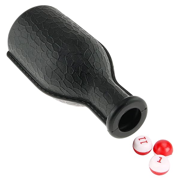 DGZZI DGZZI Black Pool Shaker Bottle for Billiards and Snooker with 16PCS Red and White Tally Peas - View 2 of 4