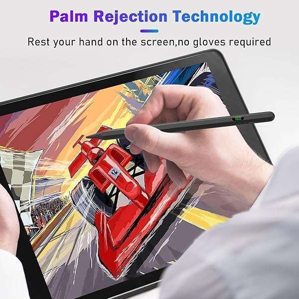 ANYQOO Best Stylus Pen for iPad Air 2024 & Pro 2024: Compatible with All iPad Generations 6th-10th - View 6 of 7