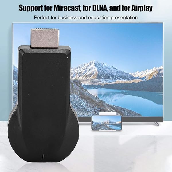 Cuifati TV Display Dongle Adapter with Built-in Wi-Fi Module Supports 2.4GHz for Airplay Miracast DLNA Streaming - View 5 of 9