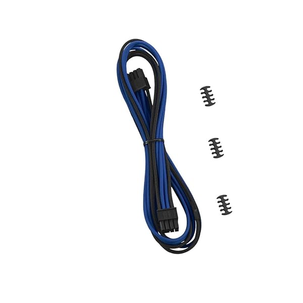 CableMod RT Series Classic ModMesh 8-pin PCIe Cable for ASUS Seasonic Phanteks Revolt Black Blue 60cm