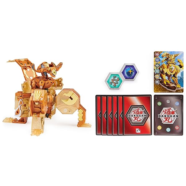 Bakugan Bakugan Ultimate Viloch 7-in-1 Exclusive Action Figure with BakuCores and Trading Cards for Kids Toys Boys Geogan Rising Collectible - View 6 of 8