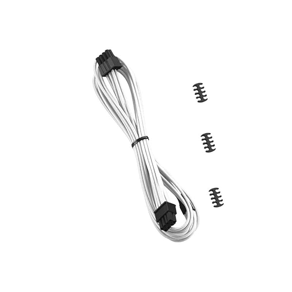 CableMod CableMod RT Series Classic ModFlex 8-pin PCIe Cable for ASUS Seasonic Phanteks Revolt White 60cm - View 2 of 2