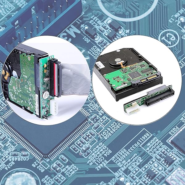 CERRXIAN CERRXIAN SATA Female to 40 Pin Male IDE Adapter for PC to SATA Hard Drive Connection 3.5 Inch - View 7 of 8