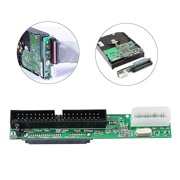 CERRXIAN CERRXIAN SATA Female to 40 Pin Male IDE Adapter for PC to SATA Hard Drive Connection 3.5 Inch - View 8 of 8