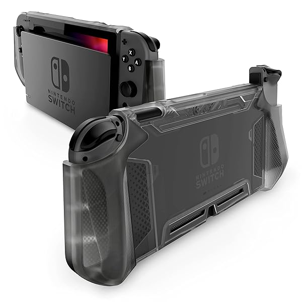 Mumba Shop Mumba Blade Series Case for Nintendo Switch - Durable TPU Cover & Handle for Console & Joy-Con (Frost Color)