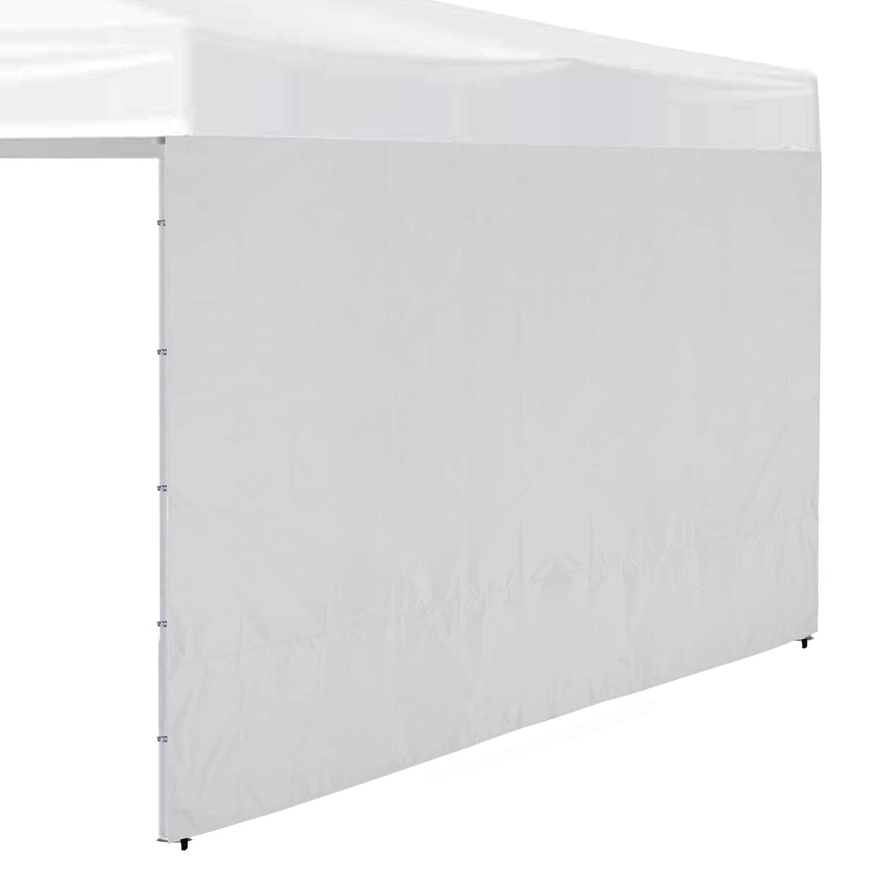 REDCAMP REDCAMP Instant Canopy Sidewall 10x10ft Pop Up Canopy Sunwall White Silver 1 Pack - View 8 of 9