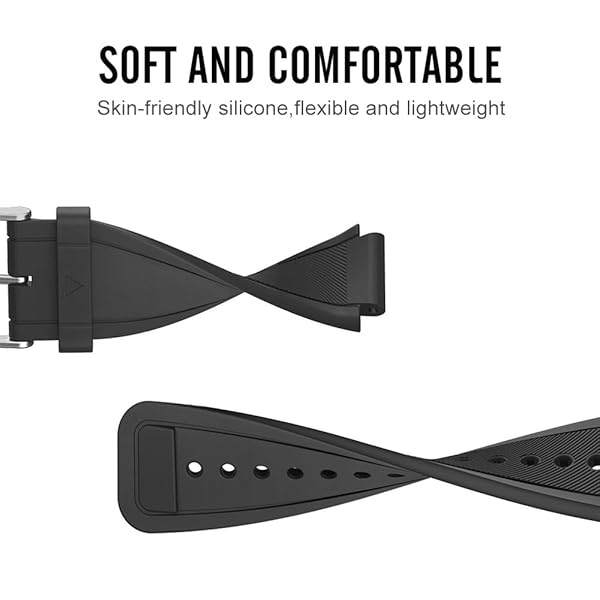 Meifox Meifox Purple Silicone Replacement Band for Garmin Vivoactive Watch Compatible Wristband - View 4 of 8