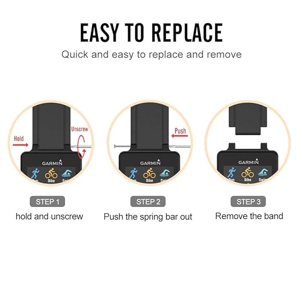 Meifox Meifox Purple Silicone Replacement Band for Garmin Vivoactive Watch Compatible Wristband - View 5 of 8