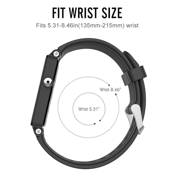 Meifox Meifox Purple Silicone Replacement Band for Garmin Vivoactive Watch Compatible Wristband - View 6 of 8