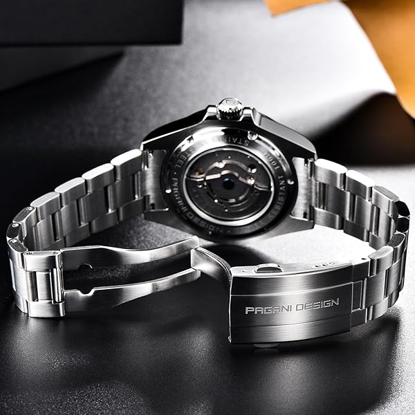 PAGRNE DESIGN Pagani Design Men's Automatic Mechanical GMT 42mm Sport Waterproof Stainless Steel Sapphire Glass Wrist Watch - View 8 of 8