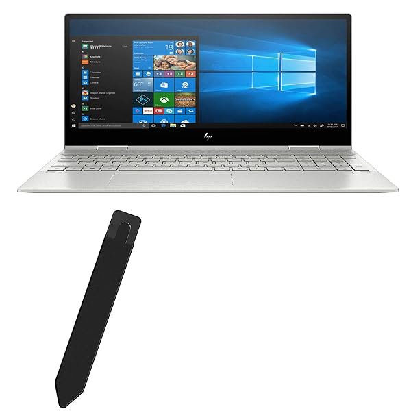 BoxWave Stylus Pouch for HP Envy x360 15.6 inch Laptop Portable Self-Adhesive Pen Holder Carrier Jet Black