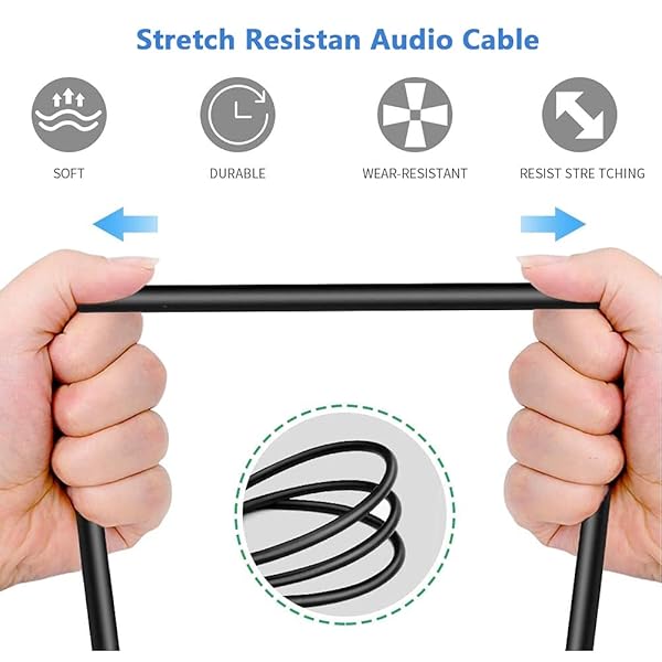 YABEDA YABEDA XLR to 1/4 Audio Adapter Balanced Female Stereo Cable 1.6 Feet for High Quality Sound Connection - View 5 of 8