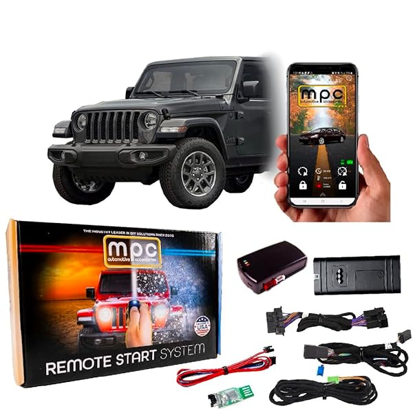MPC MPC Plug N Play Remote Start with Smartphone Control for 2020-2021 Jeep Gladiator and 2018-2021 Jeep Wrangler - View 2 of 7