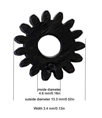 Sonilco Sonilco 5pcs Clutch Gear 15T Replacement for HP Printers 3180 4480 4580 4500 4660 4600 5788 2488 5610 5740 5750 5780 - View 4 of 4