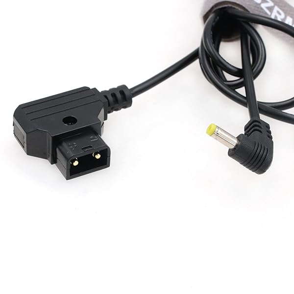 SZRMCC SZRMCC D-tap to DC 8.4V Power Cable for Canon C100 mk2 Right Angle Connector - View 3 of 4