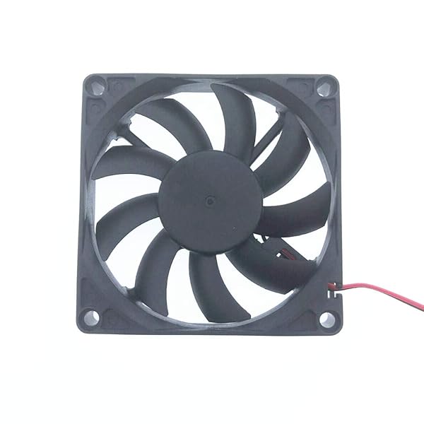 Ronyaoko Ronyaoko 8cm Brushless DC Cooling Fan 8015 12V 0.18A XH2.54-2Pin for Efficient Cooling Solutions - View 3 of 7