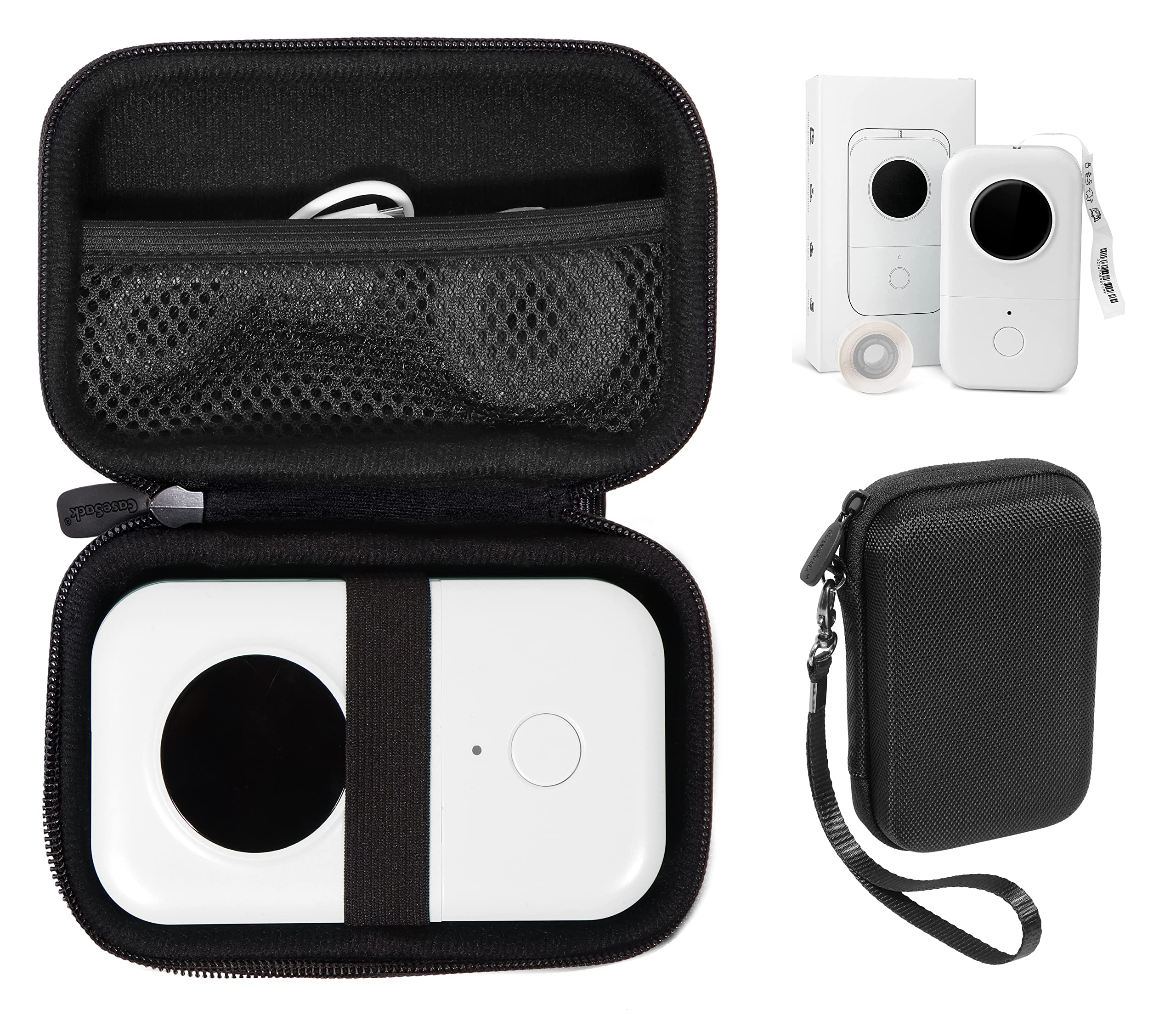 CaseSack Label Printer Case for NiiMbot D11 Phomemo D30 D35 Portable Mini Thermal Bluetooth Label Maker